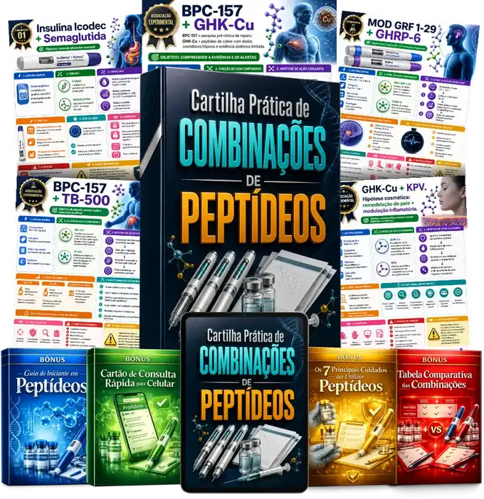 Cartilha Prática de Combinações de Peptídeos com quatro bônus